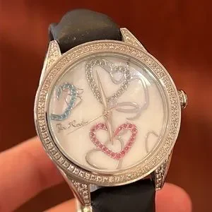 Joe Rodeo Watch Swiss Movement, Diamond Heart Watch Valentines Day Gift JoJo Joe Rodeo Ladys Diamond Heart Watch 1.4ct Sahara 960051P main image 3